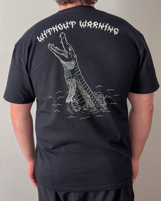 Without Warning Tee- Black