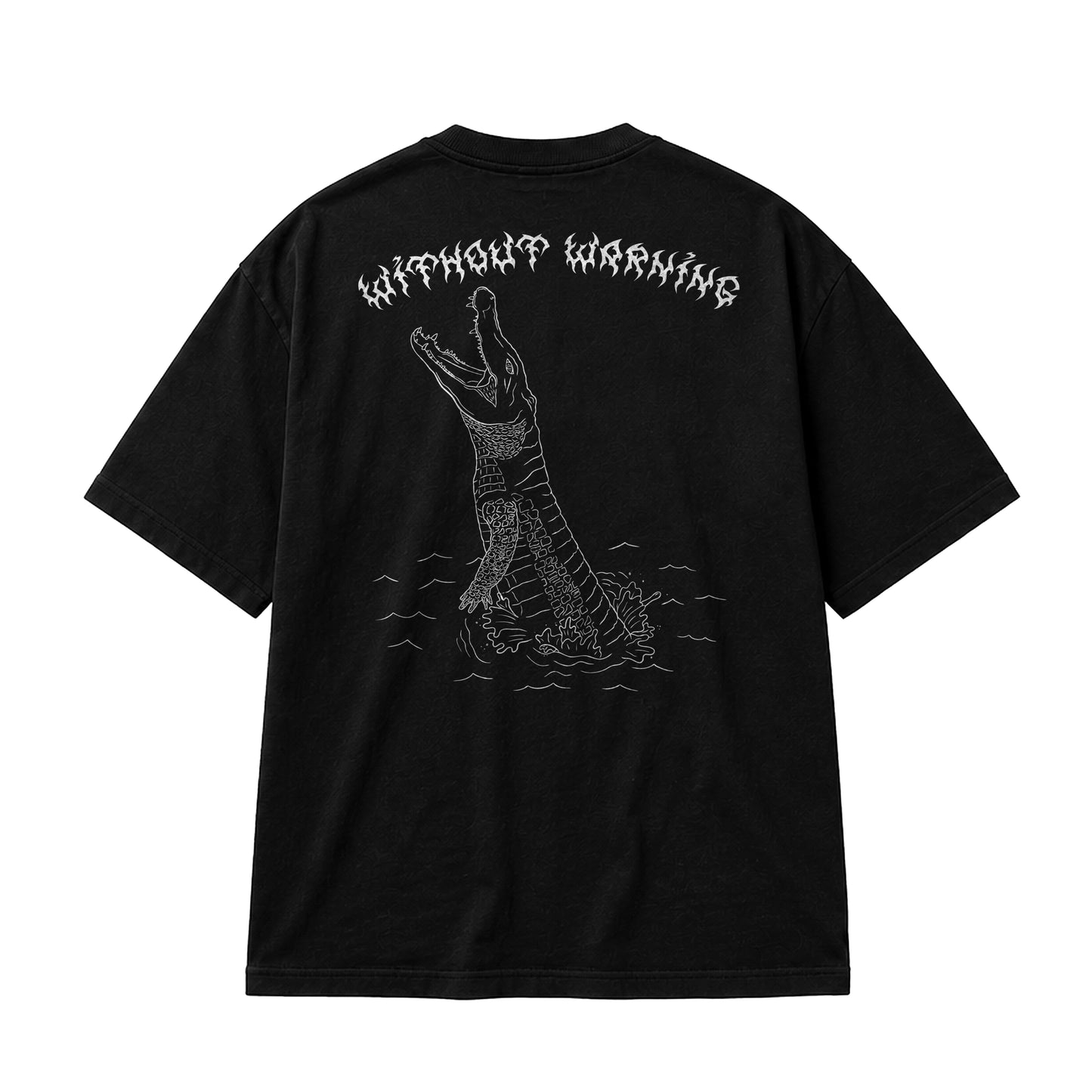 Without Warning T-Shirt Black